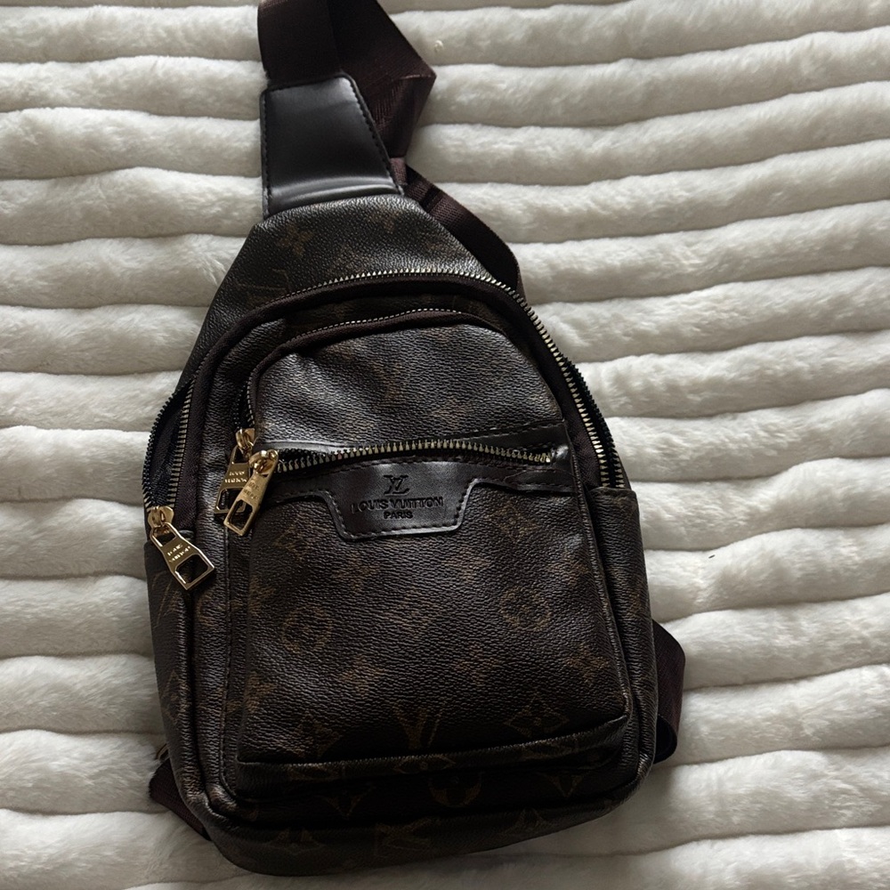 Brown Monogram Sling Belt Bag